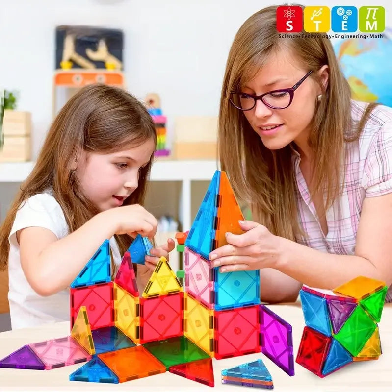 Eğlenceli 3D Manyetik Oyuncak İnşa Seti - Eğlen, Öğren, İnşa Et!