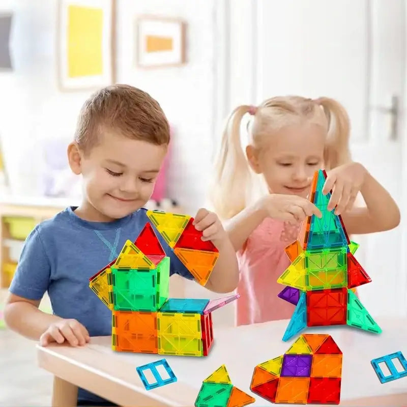 Eğlenceli 3D Manyetik Oyuncak İnşa Seti - Eğlen, Öğren, İnşa Et!