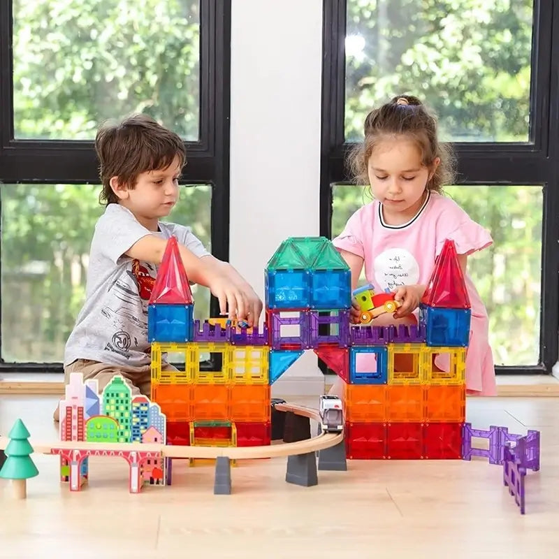 Eğlenceli 3D Manyetik Oyuncak İnşa Seti - Eğlen, Öğren, İnşa Et!